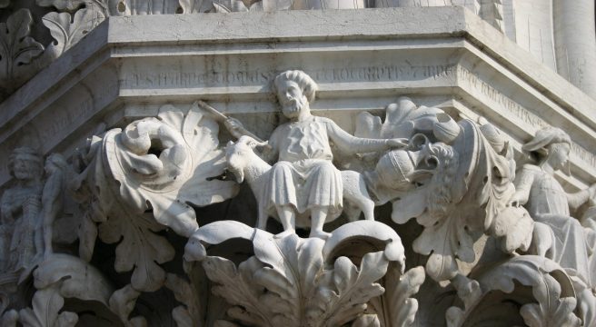 Palazzo Ducale a Venezia, capitello n. 18